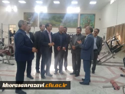 افتتاح سالن تربیت بدنی