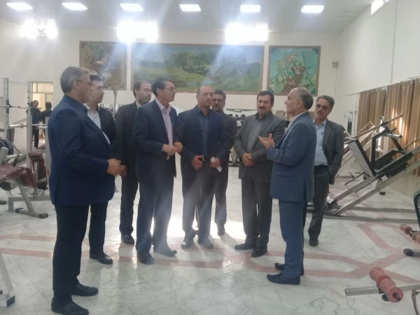 افتتاح سالن تربیت بدنی