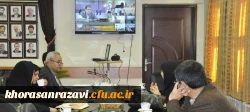 شرکت معاون و کارشناسان دانشگاه فرهنگیان خراسان رضوی در جلسه ویدئوکنفرانس تدوین تاریخ صدساله تربیت معلم