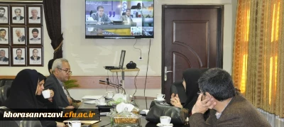 شرکت معاون و کارشناسان دانشگاه فرهنگیان خراسان رضوی در جلسه ویدئوکنفرانس تدوین تاریخ صدساله تربیت معلم
