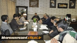 در جلسه شورای فرهنگی پردیس شهید بهشتی
بر برگزاری باشکوه مراسم روز 13 آبان تأکید شد