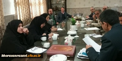 باحضور مدیر امور پردیس های دانشگاه فرهنگیان خراسان رضوی برگزار شد؛

 سومین جلسه شورای پژوهش در سال تحصیلی 98-97
