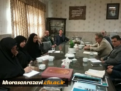 باحضور مدیر امور پردیس های دانشگاه فرهنگیان خراسان رضوی برگزار شد؛

 سومین جلسه شورای پژوهش در سال تحصیلی 98-97 2
