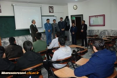 حضور دکتر محمدی مشاور عالی ریاست دانشگاه و معاون فرهنگی و اجتماعی دانشگاه فرهنگیان در واحد دانشگاهی ثامن الحجج (ع) مشهد