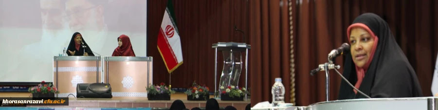 برگزاری نشست سیاسی با حضور ملانی فرانکلین(مرضیه هاشمی)خبرنگار,مستندساز,گوینده آمریکایی_ایرانی و مجری شبکه Presstv  در مشهد