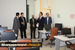 بازدید معاون آموزشی وتحصیلات تکمیلی دانشگاه فرهنگیان کشور از واحد شهید رجایی تربت حیدریه 4