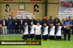 قهرمانی تیم فوتسال دانشگاه فرهنگیان در مسابقات دانشجویان دانشگاه های شهرستان سبزوار