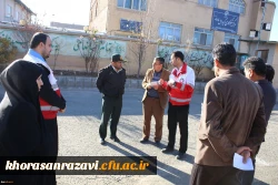 بازدید میدانی کارشناسان مدیریت بحران شهرستان از دانشگاه فرهنگیان واحد شهید رجایی تربت حیدریه