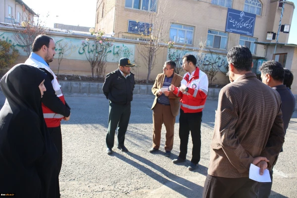 بازدید میدانی کارشناسان مدیریت بحران شهرستان از دانشگاه فرهنگیان واحد شهید رجایی تربت حیدریه