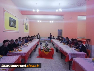 در آخرین شب پاییز و اولین شب زمستان و در جمع گرم دانشجویان انجام شد :
دورهمی شب یلدا در سرای دانشجویی دانشگاه فرهنگیان واحد دانشور نیشابور