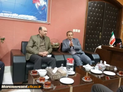 دیدار معاون پژوهشی و فناوری دانشگاه فرهنگیان با سرپرست معاونت سیاسی استانداری خراسان رضوی