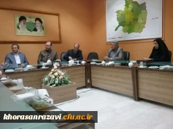 دیدار معاون پژوهشی و فناوری دانشگاه فرهنگیان با سرپرست معاونت سیاسی استانداری خراسان رضوی  2