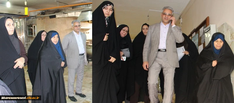 بازدید معاون دانشجویی دانشگاه فرهنگیان کشور از پردیس شهید هاشمی نژاد مشهد