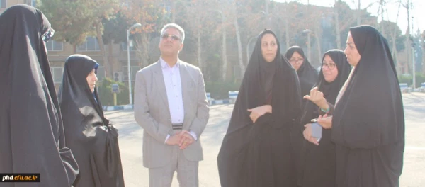 بازدید معاون دانشجویی دانشگاه فرهنگیان کشور از پردیس شهید هاشمی نژاد مشهد 2