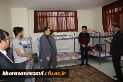 بازدید مدیر کل پشتیبانی ورفاه کارکنان و معاون مدیرکل حقوقی سازمان مرکزی دانشگاه فرهنگیان کشور از واحد شهید رجایی تربت حیدریه