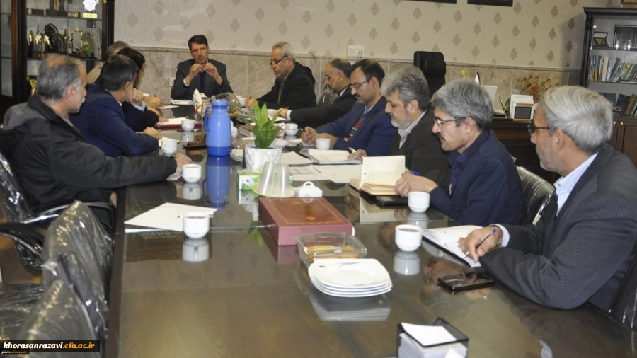 برگزاری جلسه هماهنگی و برنامه ریزی امتحانات پایان نیم سال اول