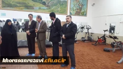 بازدید معاونت دانشجویی دانشگاه فرهنگیان از سالن ورزشی پردیس شهید بهشتی مشهد 2