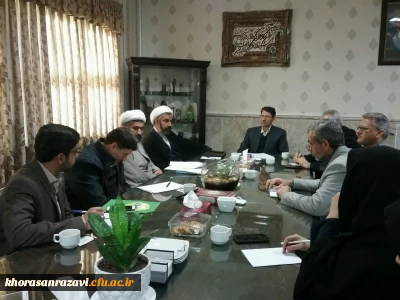 برگزاری جلسه ستاد اقامه نماز دانشگاه فرهنگیان خراسان رضوی