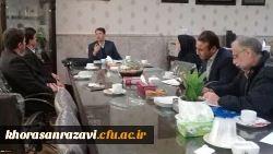 برگزاری جلسه مشترک مسئولان دانشگاه فرهنگیان خراسان رضوی و هیأت ورزش های همگانی مشهد