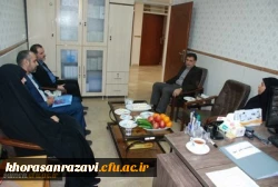 بازدید مسئولین حراست سازمان مرکزی از دانشگاه فرهنگیان واحد ثامن الحجج (ع) مشهد