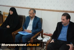 بازدید مسئولین حراست سازمان مرکزی از دانشگاه فرهنگیان واحد ثامن الحجج (ع) مشهد 2