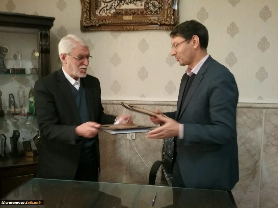 انعقاد تفاهم نامه همکاری بین دانشگاه فرهنگیان خراسان رضوی و موسسه آموزش عالی فردوس مشهد