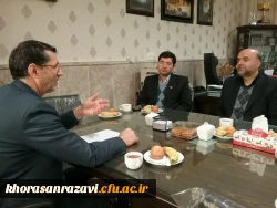 دیدار با دکتر باغگلی مدیر عامل بنیاد فرهنگی رضوی