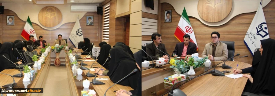 برگزاری نشست هم اندیشی مشاور مدیر کل آموزش و پرورش خراسان رضوی در امور جوانان در پردیس شهید هاشمی نژاد