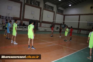 برگزاری مسابقات والیبال ویژه چهل سالگی انقلاب در واحد شهید رجایی تربت حیدریه