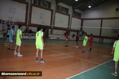 برگزاری مسابقات والیبال ویژه چهل سالگی انقلاب در واحد شهید رجایی تربت حیدریه