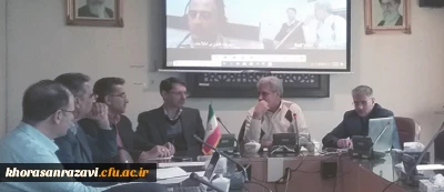با حضور مدیر کل امور دانشجویی دانشگاه فرهنگیان در مشهد برگزار شد؛
 جلسه هم اندیشی مدیریت سامانه تردد خوابگاهی