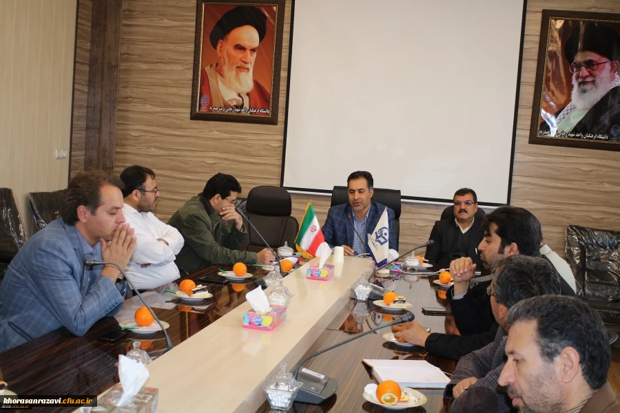 برگزاری آخرین جلسه شورای اداری دانشگاه فرهنگیان واحد شهید رجایی تربت حیدریه در سال 1397