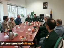 دیدار پرسنل دانشگاه فرهنگیان خراسان رضوی با مسئول بسیج فرهنگیان  خراسان رضوی