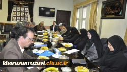 در جلسه مدیران گروه های آموزشی دانشگاه فرهنگیان استان انجام شد:
معرفی کارشناس مسئولان جدید آموزش دانشگاه فرهنگیان خراسان رضوی و پردیس شهید بهشتی مشهد