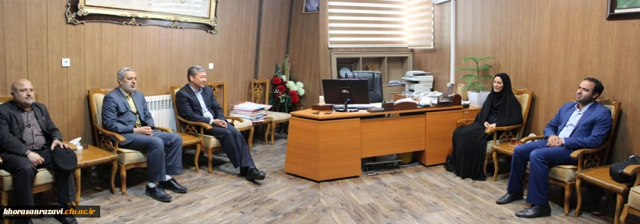 دیدار سرپرست پردیس با مدیرکل نوسازی ،تجهیز وتوسعه مدارس استان خراسان رضوی