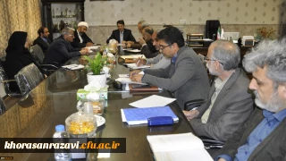 برگزاری جلسه شورای پردیس شهید بهشتی