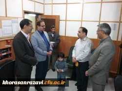 در دیدار مدیر امور پردیس های دانشگاه فرهنگیان خراسان رضوی با مدیر تولید رادیو خراسان رضوی مطرح شد؛
انتخاب دانشجو معلمان مستعد دانشگاه فرهنگیان استان جهت گویندگی در صدا و سیمای خراسان رضوی  2