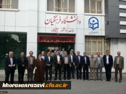 بازدید معاون آموزشی دانشگاه فرهنگیان از واحد دانشور نیشابور