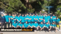 قهرمانی پردیس شهید بهشتی در جشنواره ورزش های همگانی دانشگاه ها و مؤسسات آموزش عالی خراسان رضوی