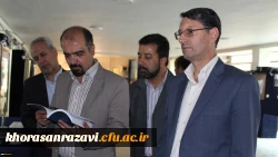بازدید سرپرست اداره کل برنامه ریزی فرهنگی و اجتماعی دانشگاه فرهنگیان از نمایشگاه تولیدات علمی و فرهنگی استادان و کارکنان پردیس شهید بهشتی