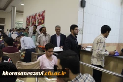 شرکت مسئولان دانشگاه فرهنگیان خراسان رضوی در نماز جماعت و افطار دانشجویان 4