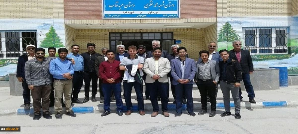 نشست روسای دانشگاه فرهنگیان سبزوار و آموزش و پرورش شهرستان جوین در حاشیه دیدار با مدارس نومعلمان منطقه 2