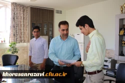 مراسم تقدیر از فعالیت های حوزه روابط عمومی دانشگاه فرهنگیان واحد شهید رجایی تربت حیدریه به مناسبت 27 اردیبهشت ماه ،روز ارتباطات و روابط عمومی