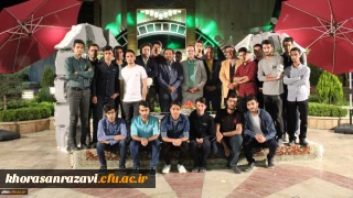 بازدید دانشجومعلمان پردیس شهید بهشتی خراسان رضوی از چگونگی تهیه یک برنامه تلویزیونی