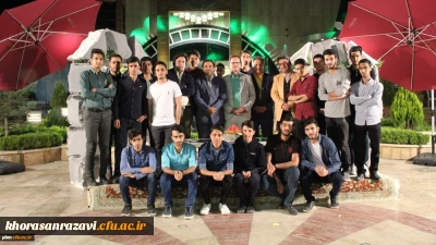 بازدید دانشجومعلمان پردیس شهید بهشتی خراسان رضوی از چگونگی تهیه یک برنامه تلویزیونی