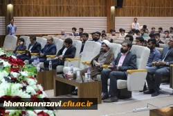 شرکت دانشجویان وکارکنان دانشگاه فرهنگیان واحد شهید رجایی تربت حیدریه در مراسم معنوی محفل انس با قرآن