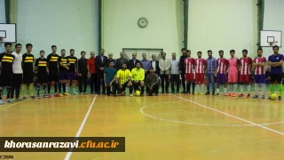 پایان مسابقات فوتسال جام رمضان پردیس شهید بهشتی دانشگاه فرهنگیان خراسان رضوی