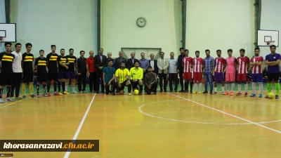 پایان مسابقات فوتسال جام رمضان پردیس شهید بهشتی دانشگاه فرهنگیان خراسان رضوی