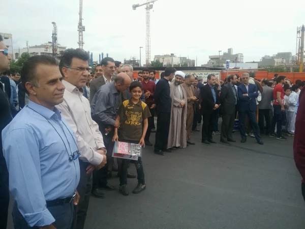 حضور پر شور دانشگاهیان دانشگاه فرهنگیان خراسان رضوی در راهپیمایی روز جهانی قدس