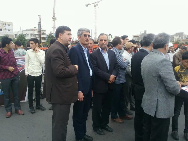 حضور پر شور دانشگاهیان دانشگاه فرهنگیان خراسان رضوی در راهپیمایی روز جهانی قدس